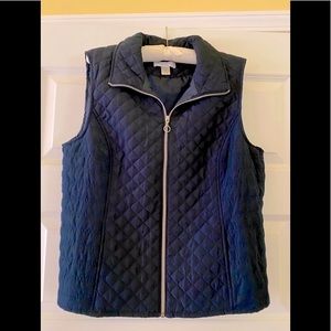 Christopher & Banks Navy Vest